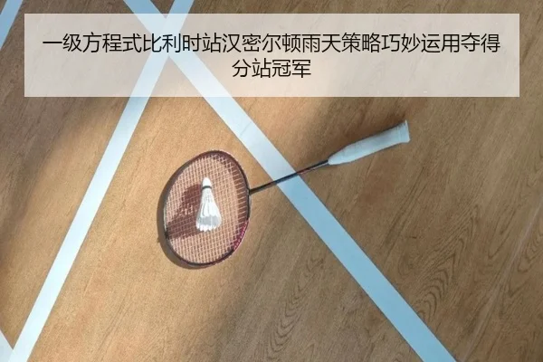 一级方程式比利时站汉密尔顿雨天策略巧妙运用夺得分站冠军